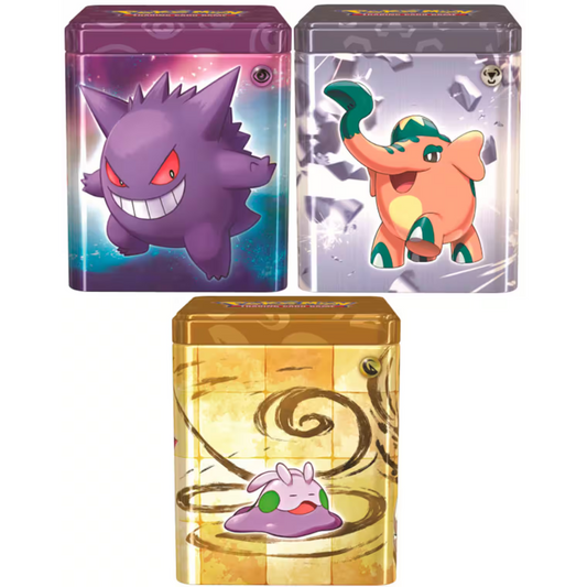 Pokemon Stacking Tin (Psychic, Metal, and Dragon) - Styles May Vary
